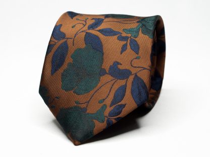 Burnt Orange Floral Tie